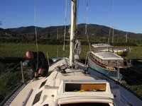 Racing boats rigging