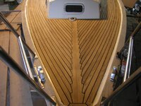 Remaking of boat teak deck