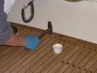 Boats teak bath platform